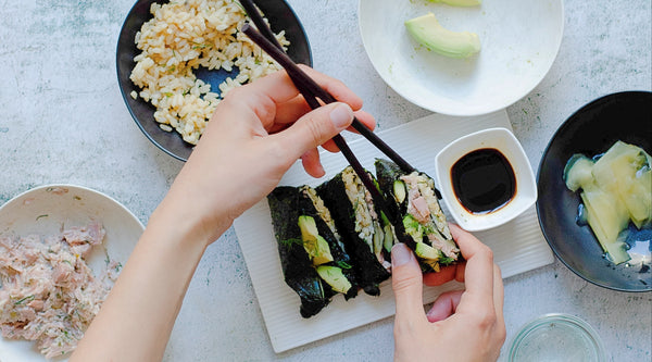 Vegan ‘Tuna’ and Avocado Sushi