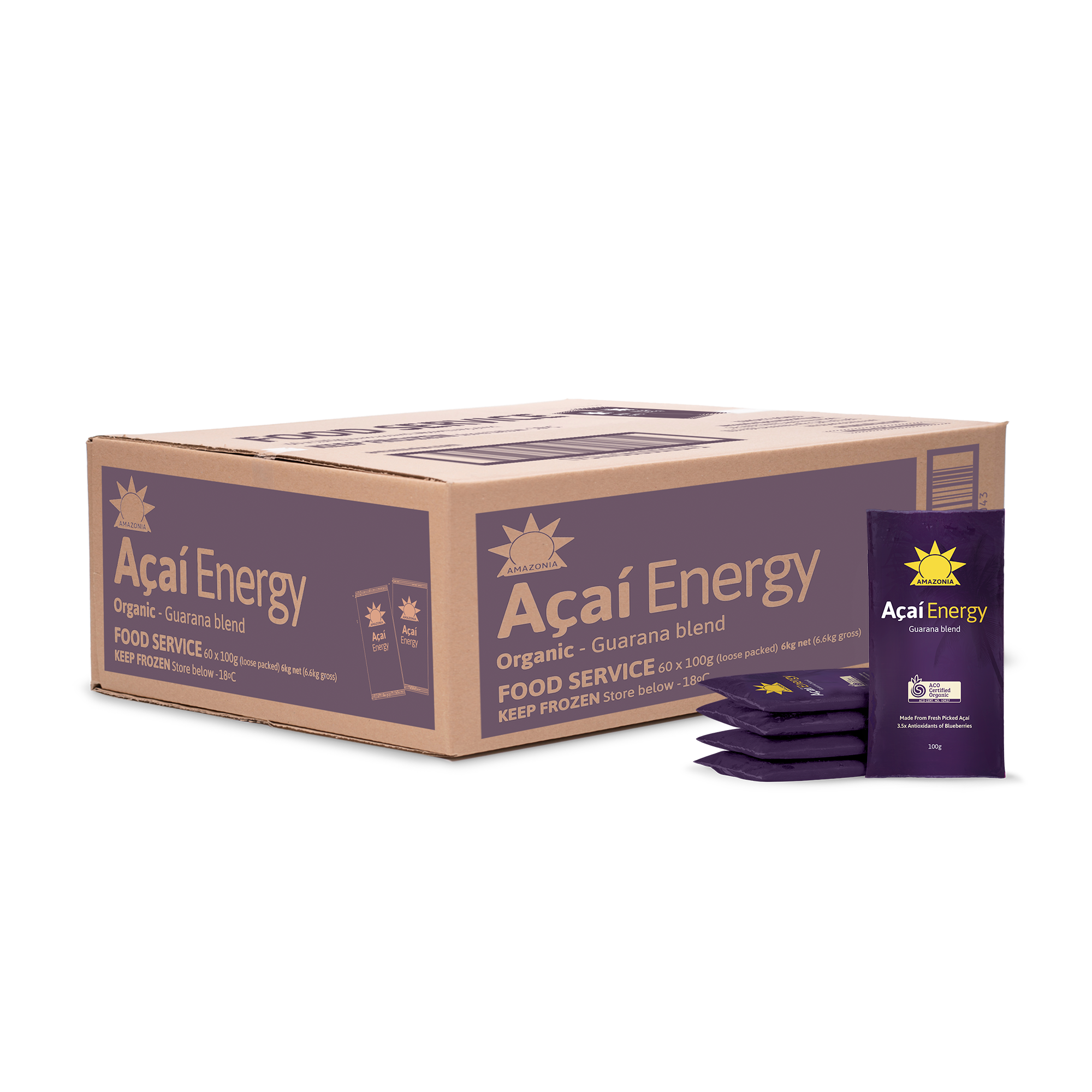 Açaí Energy Sachets 60x100g