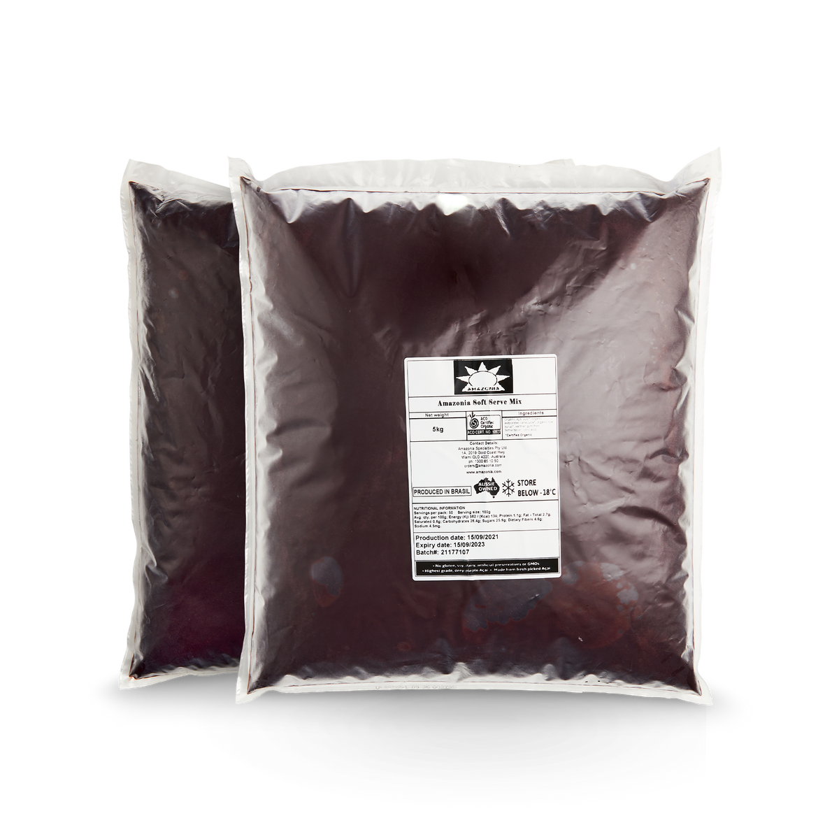 Açaí Soft Serve 2x5kg Bags