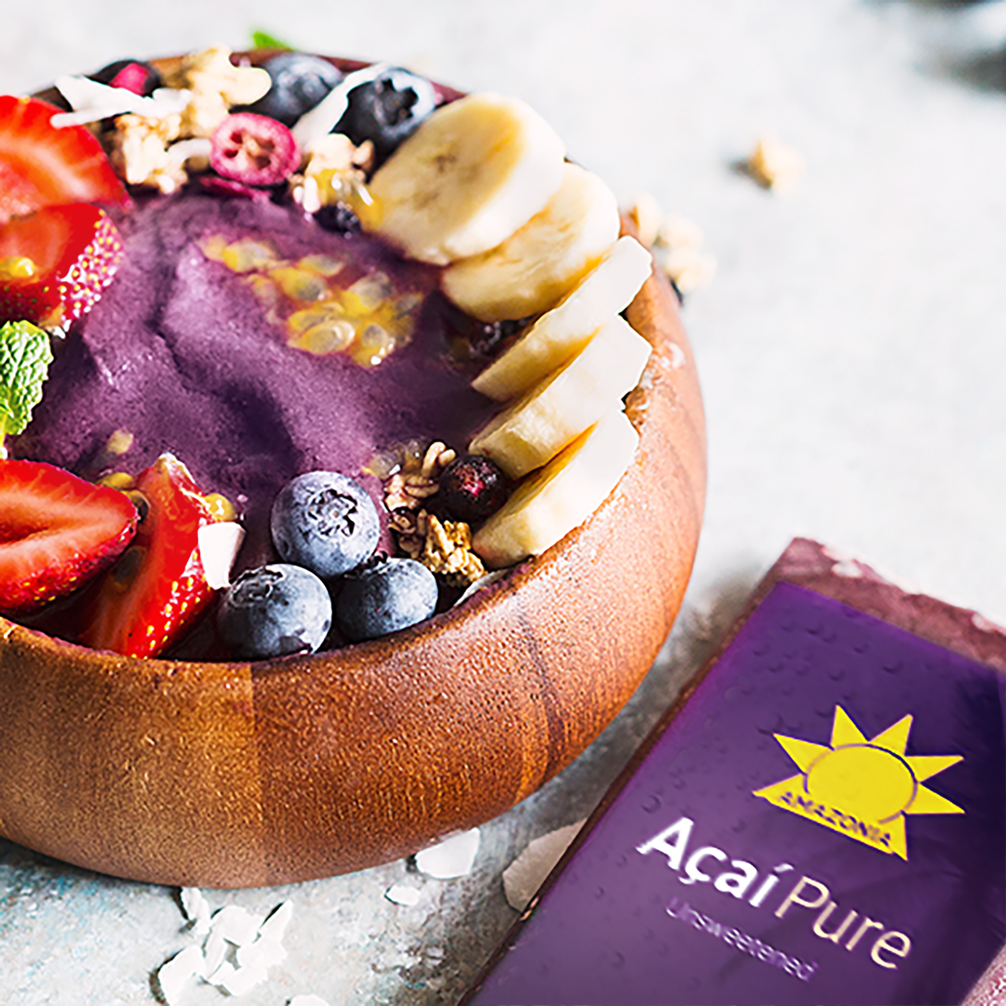 Amazonia Açaí Pure 4x100g Sachets