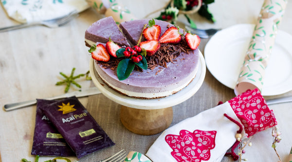 Vegan Acai Cheesecake