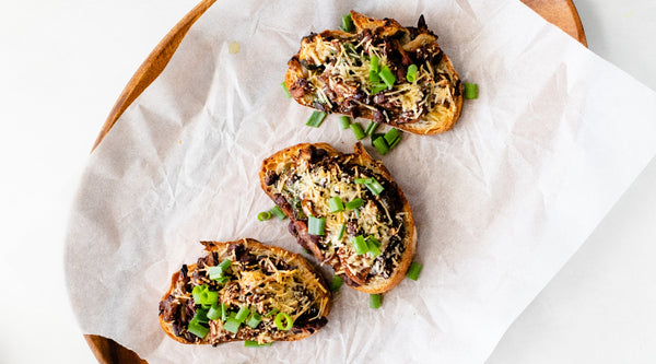 Jackfruit Open Sandwich