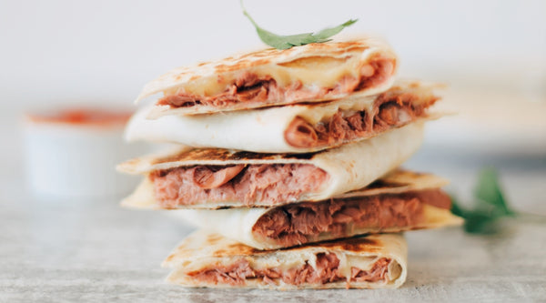 Cheesy Jackfruit Quesadillas