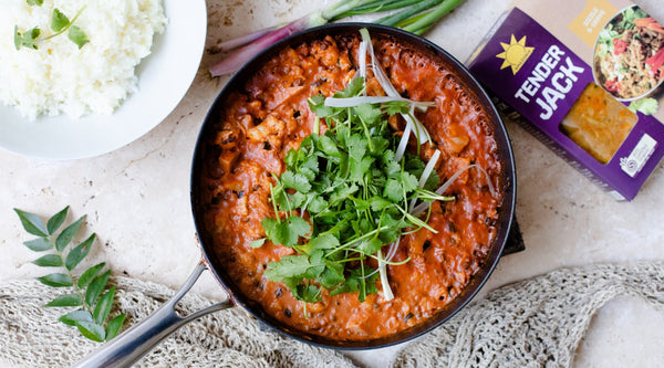 Sri Lankan Jackfruit Curry with Saffron Rice