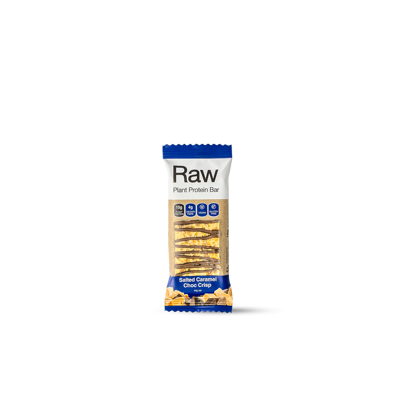 Raw Protein Bar Salted Caramel Choc Crisp - 10 Pack