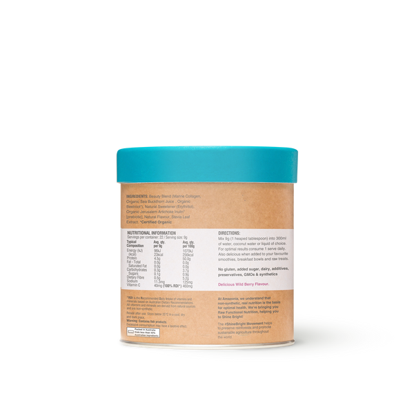 Raw Beauty Collagen Glow Wild Berry