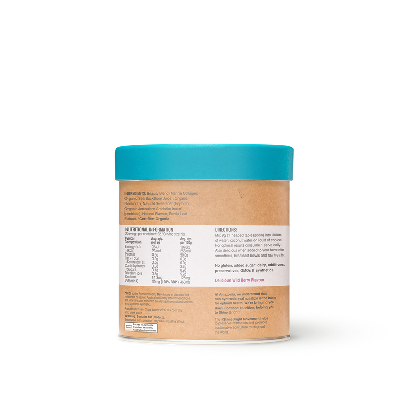 Raw Beauty Collagen Glow Wild Berry