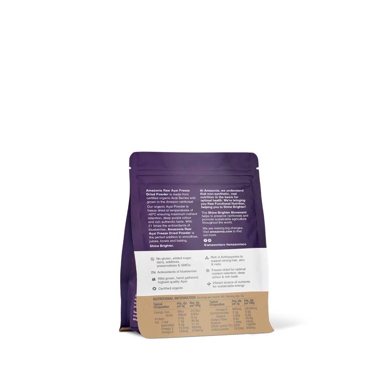 Raw Açaí Freeze Dried Powder
