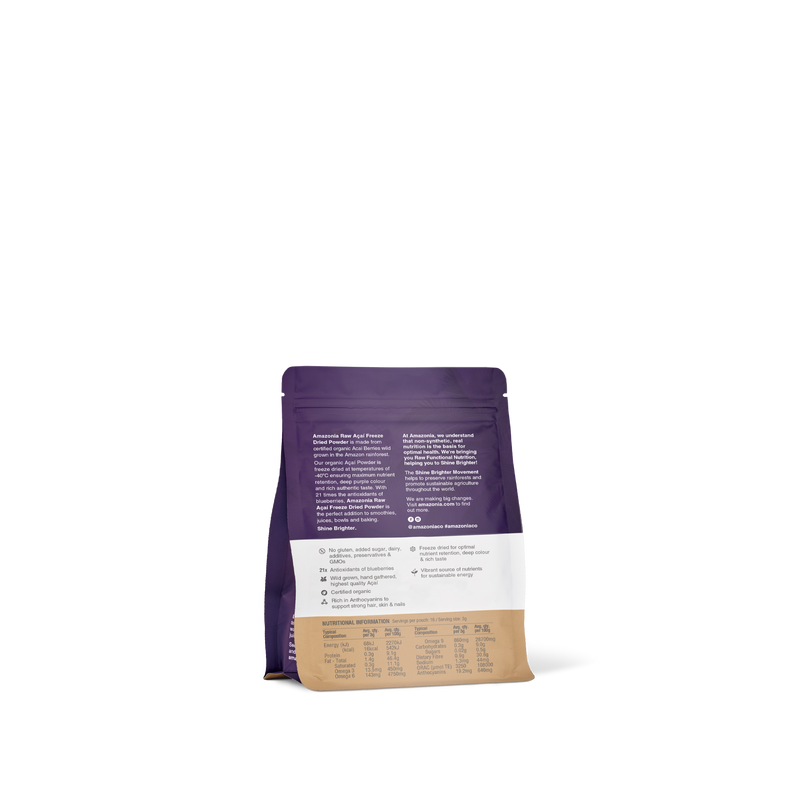 Raw Açaí Freeze Dried Powder