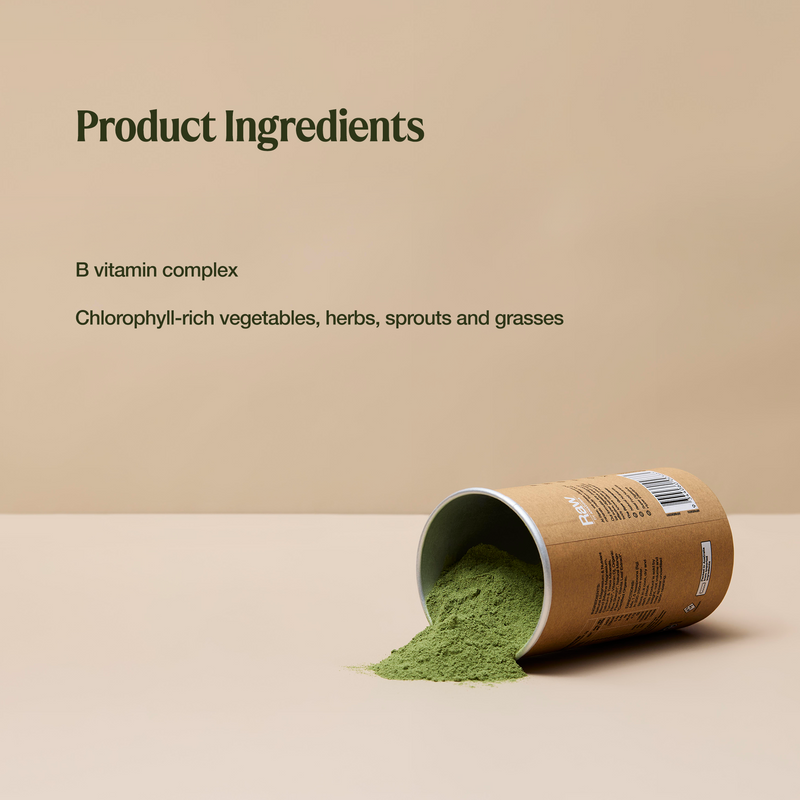 Raw Real Food Nutrients Organic Greens Vanilla Mint