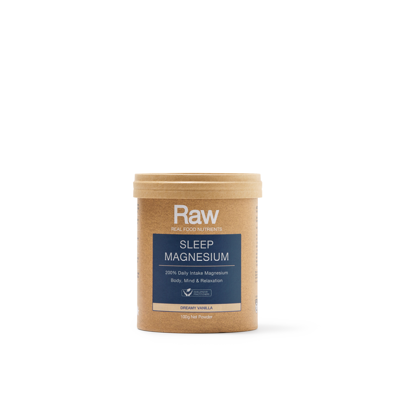 Raw Real Food Nutrients Sleep Magnesium Dreamy Vanilla