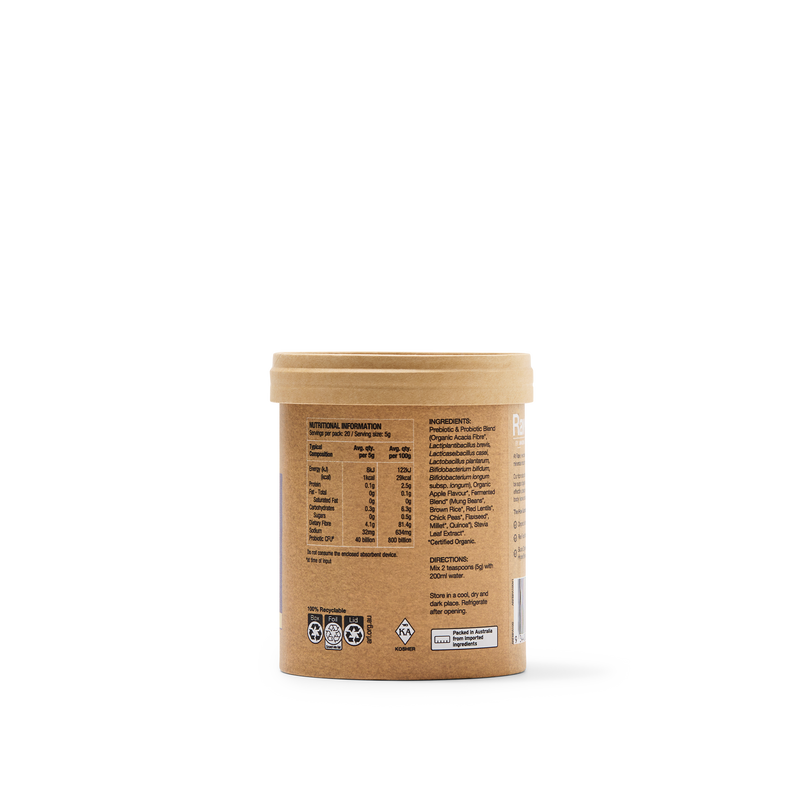 Raw Real Food Nutrients Organic Probiotics Cloudy Apple