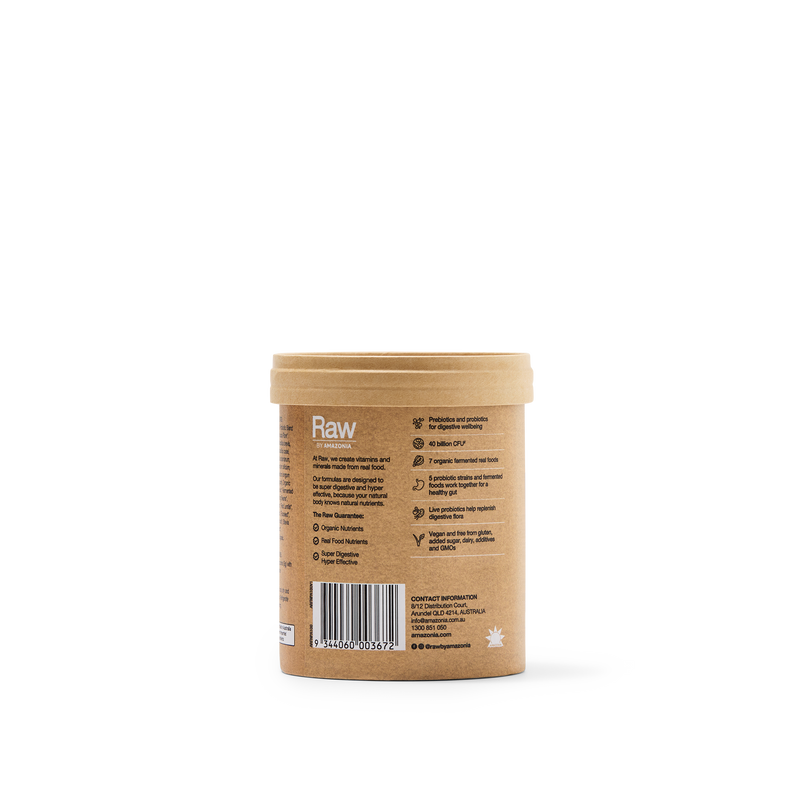 Raw Real Food Nutrients Organic Probiotics Cloudy Apple