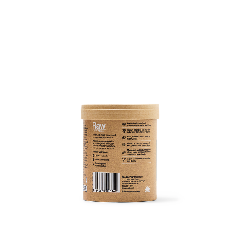 Raw Real Food Nutrients Organic Multivitamin Pineapple