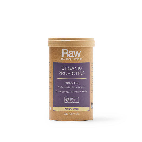 Raw Real Food Nutrients Organic Probiotics Cloudy Apple