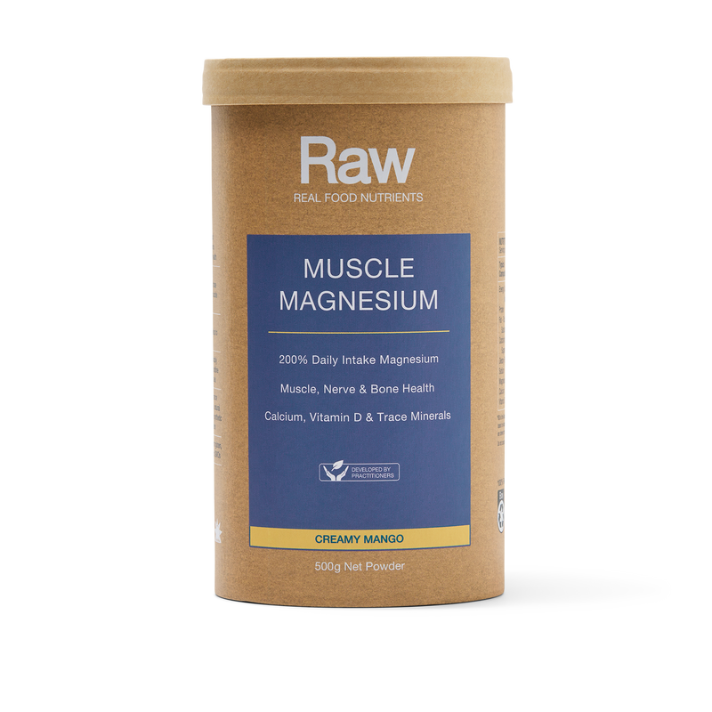 Raw Real Food Nutrients Muscle Magnesium Creamy Mango