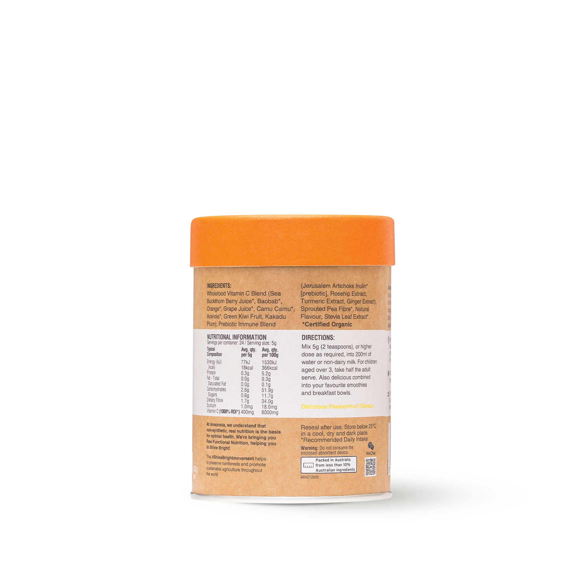 Raw Wholefood Extracts Vitamin C+