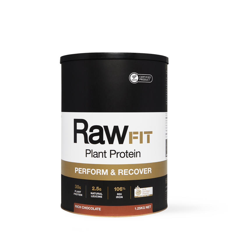 RawFIT Plant Protein Perform & Recover Rich Chocolate
