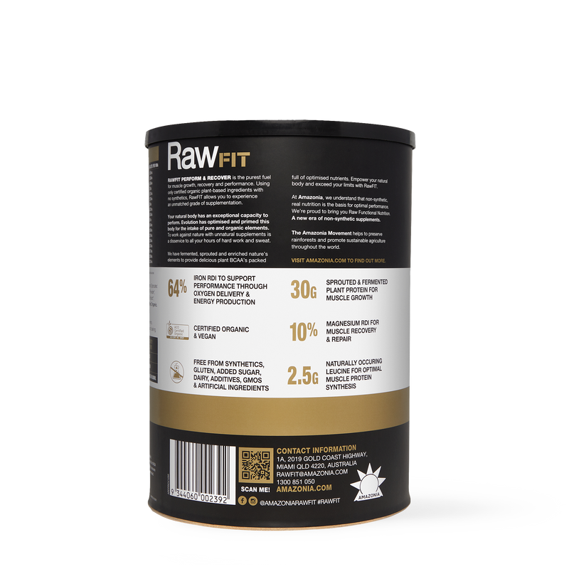 RawFIT Plant Protein Perform & Recover Creamy Vanilla