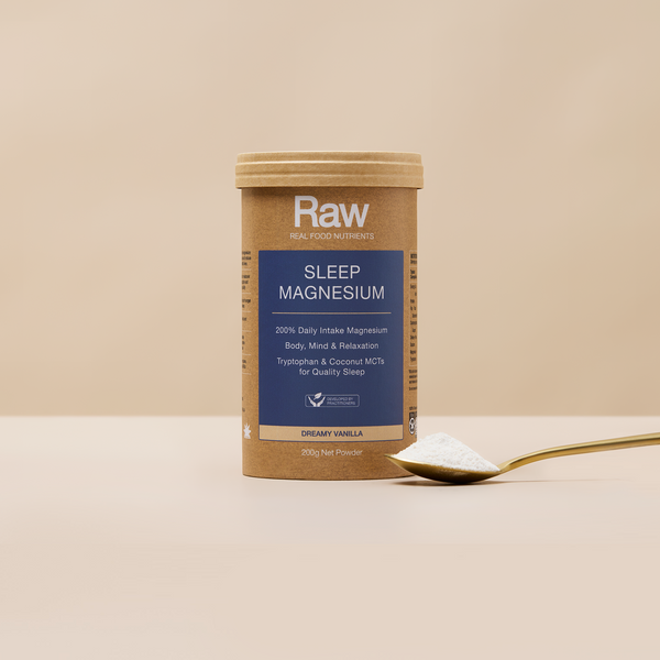 Raw Real Food Nutrients Sleep Magnesium Dreamy Vanilla
