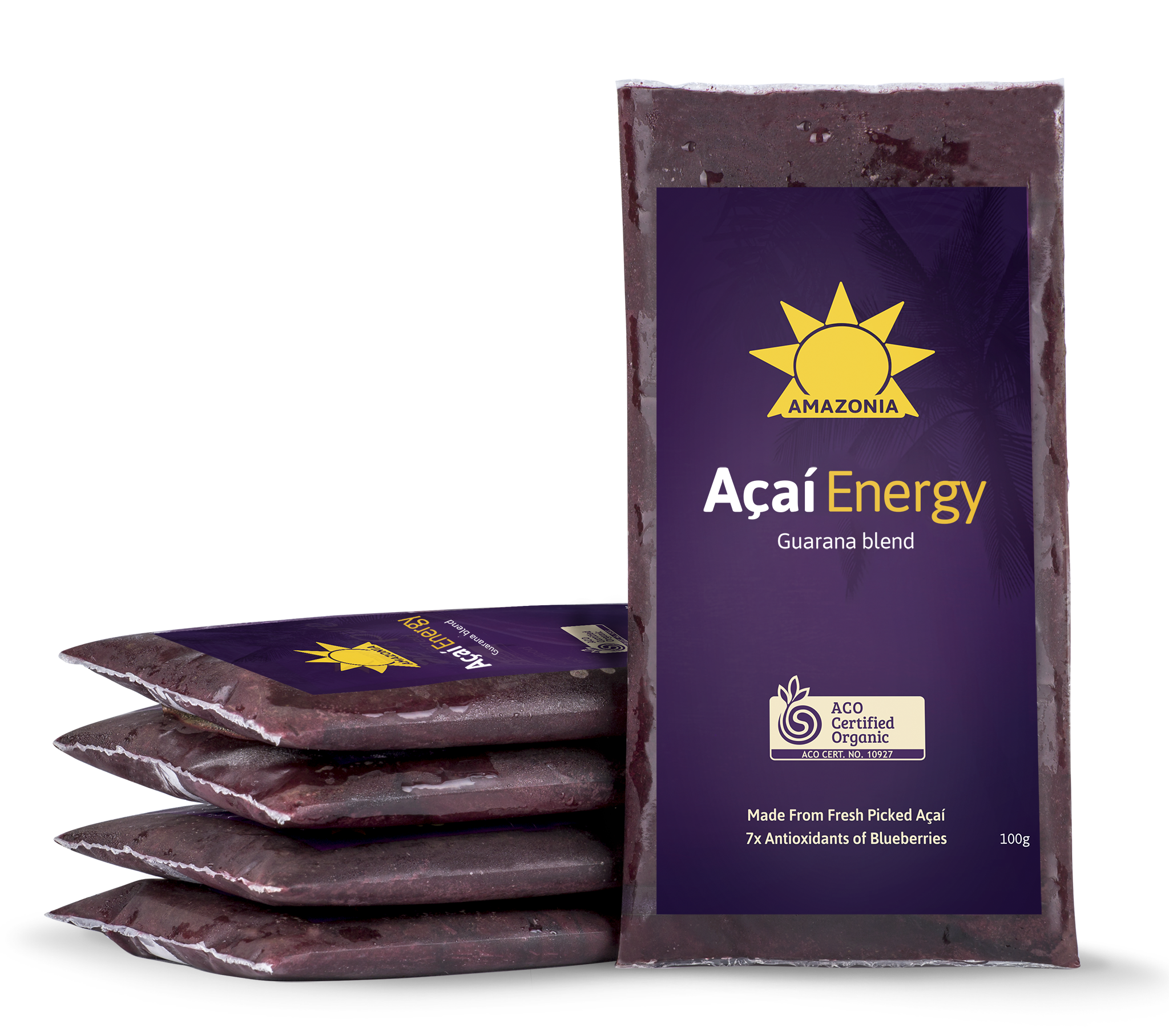 Amazonia Açaí Energy 4x100g Sachets