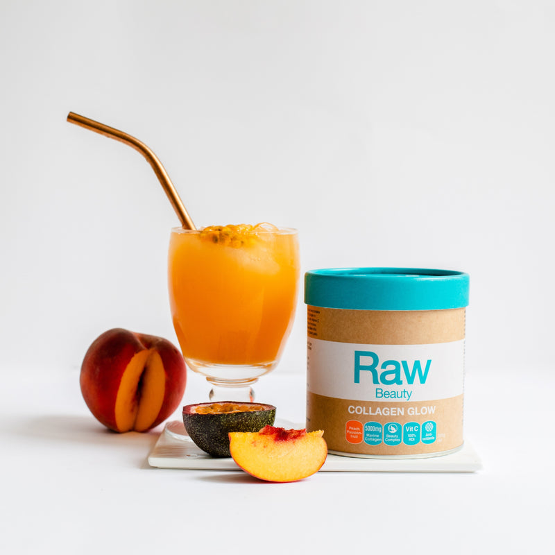 Raw Beauty Collagen Glow Peach Passionfruit